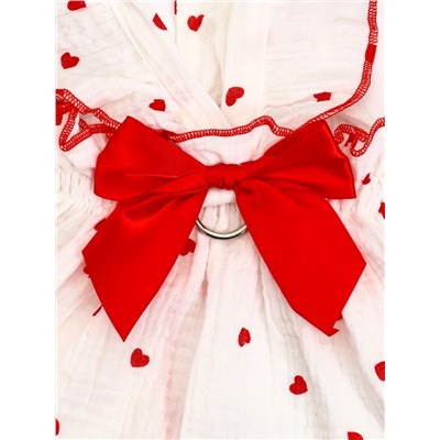 Платье для животных «Зефирка», полиэстер, M, ДС 30, ОГ 40 см, полиэстер