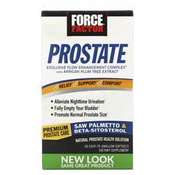 Force Factor, Prostate, натуральное средство для здоровья простаты, 60 удобных капсул