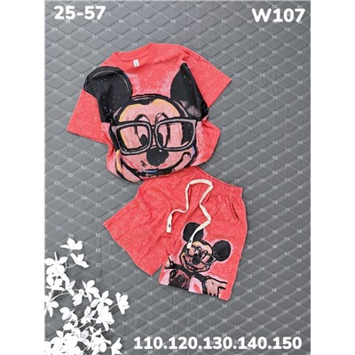 Костюм W107 красный