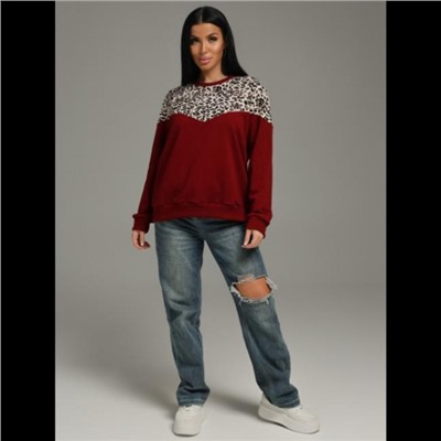 Свитшот Саманта (Бордо)