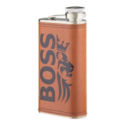 Фляжка BOSS, нержавеющая сталь, 270 мл, 9 oz