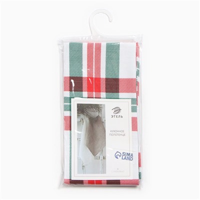 Полотенце «Этель» Holiday decoration, 40×73 см, хлопок 100%, репс 210 г/м²