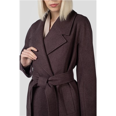 01-11688 Пальто женское демисезонное (пояс)