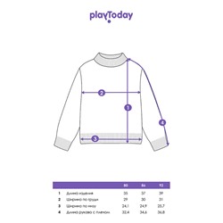 Свитер детский трикотажный для девочек