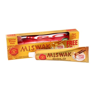 Зубная паста Dabur Miswak Gold, 120 г + 50 г