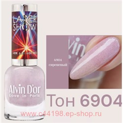 Alvin D`or Лак для ногтей  Laser Show тон 6904 сиреневый 12мл