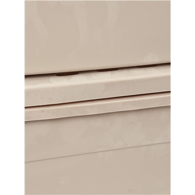 УЦЕНКА Комод 4-х секционный 37.5×36×83 см «Плетенка», цвет слоновая кость