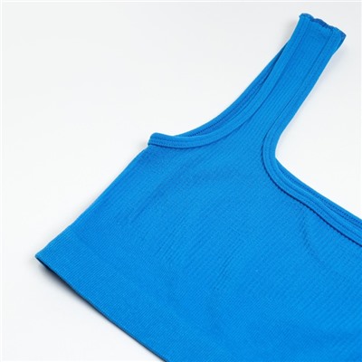 Топ спортивный женский Little Secret, ярко-синий, размер 42 (S)