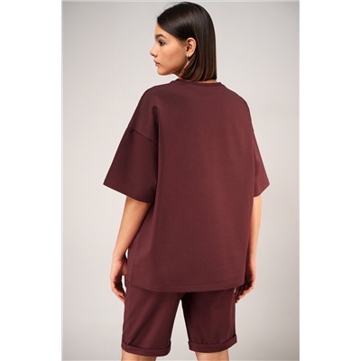 Женский костюм с шортами из футера двухнитки Happyfox