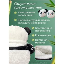 Плюшевая мягкая игрушка подушка Панда, 50 см