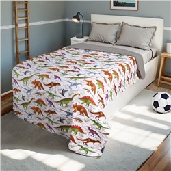 Покрывало 1.5-спальное «Этель. Динозавры», 145×210 см, хлопок 100%