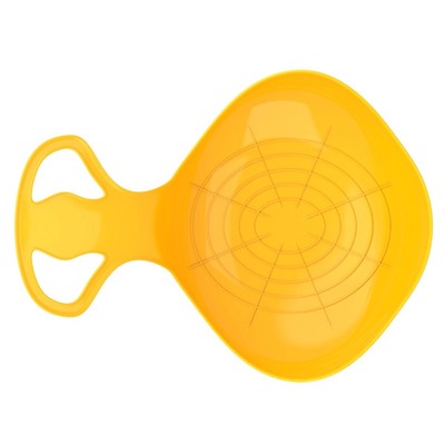 Санки-ледянки «Скороход», жёлтые, 65×42 см