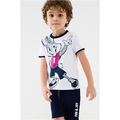 Комплект трикотажный для мальчиков: фуфайка (футболка), шорты PLAYTODAY, 1239622