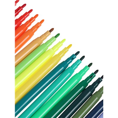 Фломастеры 36 цветов, вентилируемый колпачок, в блистере