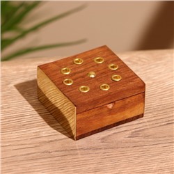 Подставка под благовония, 5.5×5×2.5 см, манговое дерево