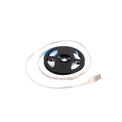 Фитолента для растений Luazon Lighting, светодиодная, 10.3 Вт, 2 м, IP20, 5 В, 60 LED/м, USB, SMD5050, мультиспектральная