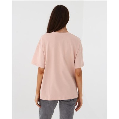 Футболка женская MIST basic, размер 48-50, розовая