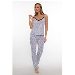 Пижама 88011 (Белый_черный)