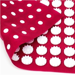 Аппликатор Кузнецова комплект, 144 колючки, спантекс, красный, 260×560 мм + валик 140×230