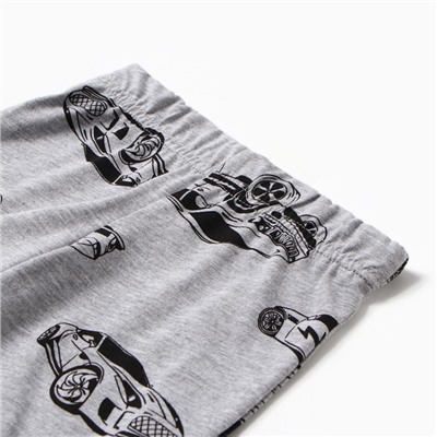 Пижама детская (футболка и шорты) KAFTAN Cars, размер 36 (134-140 см)