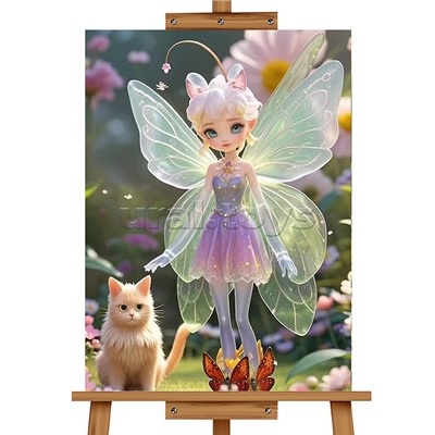 Мозаика алмазная "Волшебная фея" 20*30см.