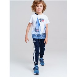 Комплект трикотажный для мальчиков: фуфайка (футболка), брюки