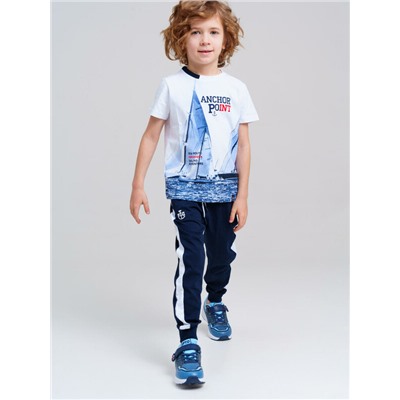 Комплект трикотажный для мальчиков: фуфайка (футболка), брюки