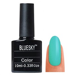 Bluesky Гель-лак для ногтей / Classic 187 SU, бирюзовый, 10 мл