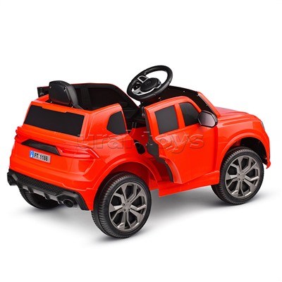 Электромобиль "Супер вояж" на аккумуляторе, с р/у управлением, в коробке (красный)