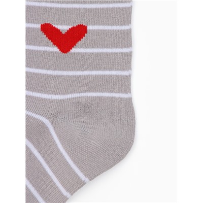 Носки женские KAFTAN Amour, набор 5 пар, размер 36-40 (23-25 см)