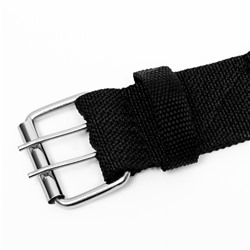 Ошейник четырехслойный, 64×4 см, ОШ 50-58 см, полиэстер, чёрный