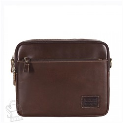 Сумка мужская кожаная 4173TR d.brown Tough Ryder
