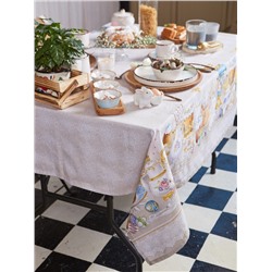 Скатерть Этель «Пасхальные куличи» 110×147 см, 100% хлопок, саржа 190 г/м²