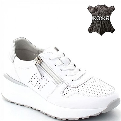 FH132-010 бел Кроссовки женские (36-41)/10
