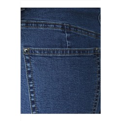 Джинсы трубы прямые с декоративной стиркой из эластичного денима VILATTE, 1230653