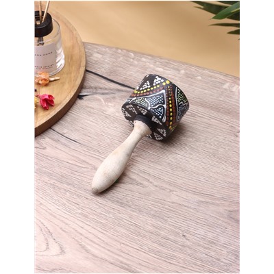 Сувенирный музыкальный инструмент «Маракас», 7×7×18 см, акация