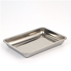 Противень из нержавеющей стали Luxstahl, 36×27×4.8 см, глубокий
