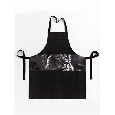 Фартук «Доляна. Самый лучший мужчина», черный, 70×60 см, 100% хлопок, 160 г/м²