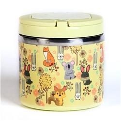 Ланч бокс, контейнер для еды, 530 мл, сохраняет тепло 3 ч, 11 х 12 см