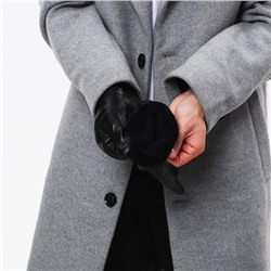 Перчатки мужские, размер XXXL, с утеплителем, цвет чёрный