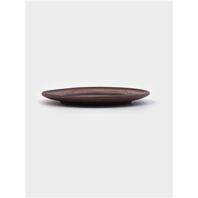 Тарелка «Ангоб‎‎», d=25 см, красная глина