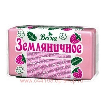 ВЕСНА Мыло твердое Земляничное Семейное 140 гр