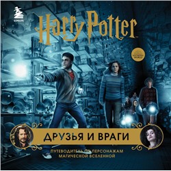 Эксмо "Комплект из 3-х предметов: Гарри Поттер. Друзья и враги. Путеводитель по персонажам магической вселенной + Блокнот Гарри Поттер + Набор значков (ИК)"
