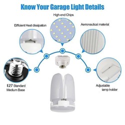 AC85-265V E27 60W Универсальная складная Лампа 246LED