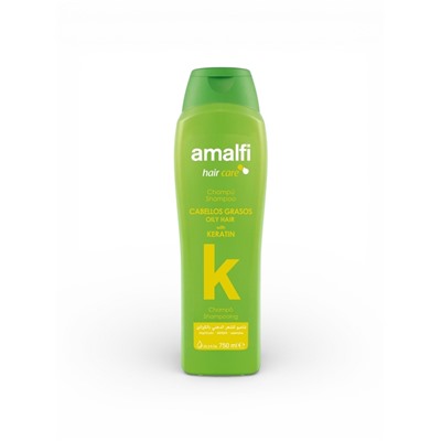 Шампунь для жирных волос AMALFI кератиновый, 750 мл