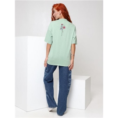Футболка "Соцветие" (Фисташка)
