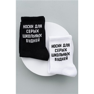 Детские носки стандарт Школьные будни (набор 3 пары) НАТАЛИ, 1104029