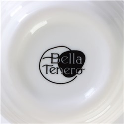 Ёмкость для мёда BellaTenero, 300 мл, с ложкой, фарфор, белая