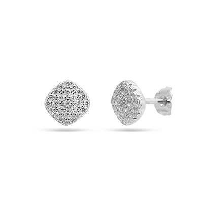 Серьги из серебра куб.циркон., МЦВ2008