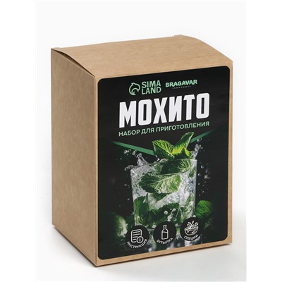 Подарочный набор для приготовления настойки «Мохито», набор специй, штоф